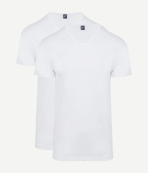Alan Red Vermont t-shirt v-hals wit (2-pack) | Regular-fit