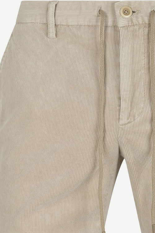 Alberto broek jump corduroy greige | Slim-fit
