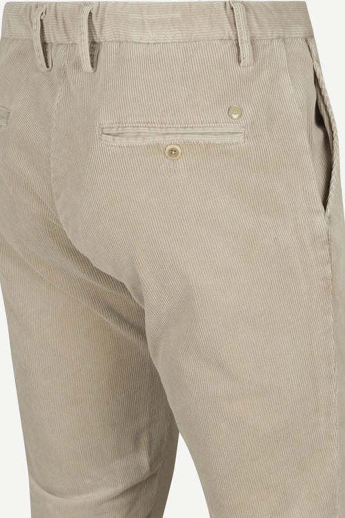 Alberto broek jump corduroy greige | Slim-fit