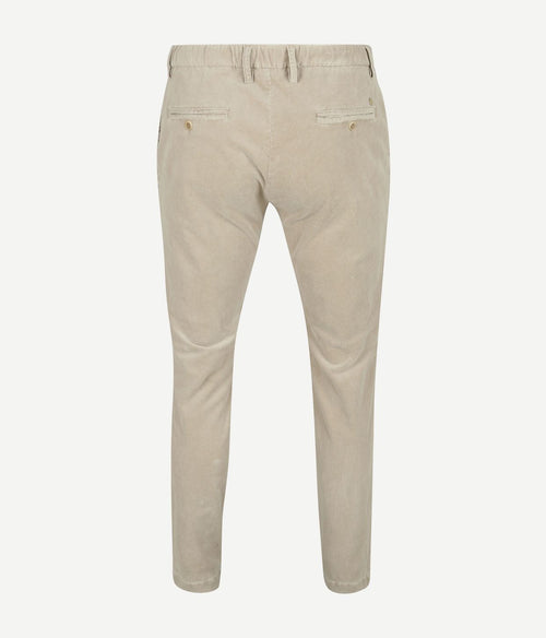 Alberto broek jump corduroy greige | Slim-fit