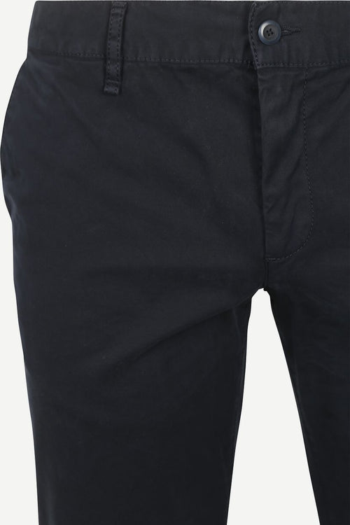 Alberto lou chino donkerblauw | Slim-fit