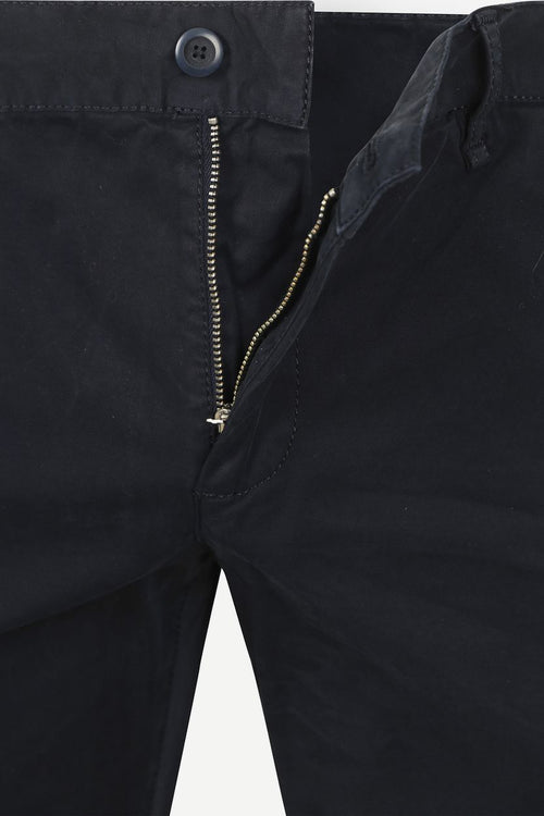 Alberto lou chino donkerblauw | Slim-fit