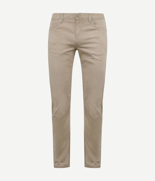 Alberto pipe broek denim bruin beige | Regular-fit