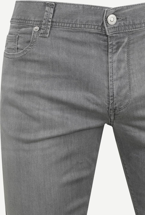 Alberto pipe broek grijs | Regular-fit