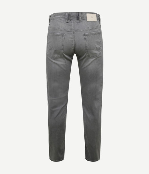 Alberto pipe broek grijs | Regular-fit