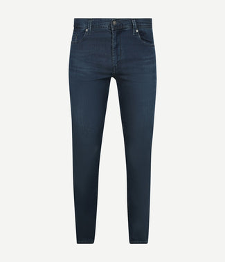 Pipe jeans donkerblauw