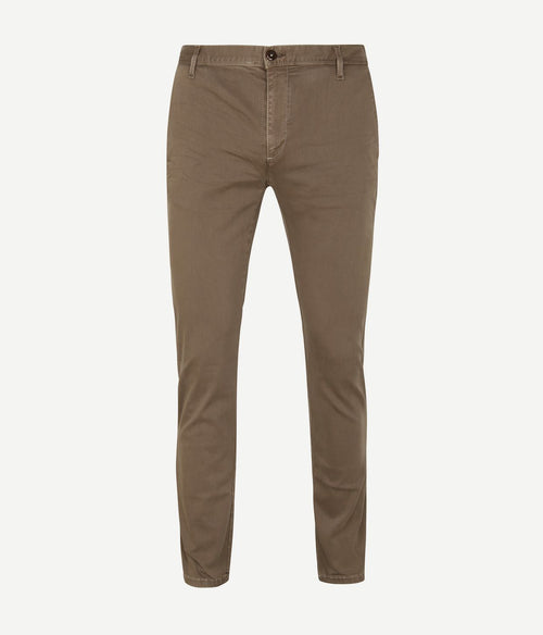 Alberto rob stretch chino beige | Slim-fit