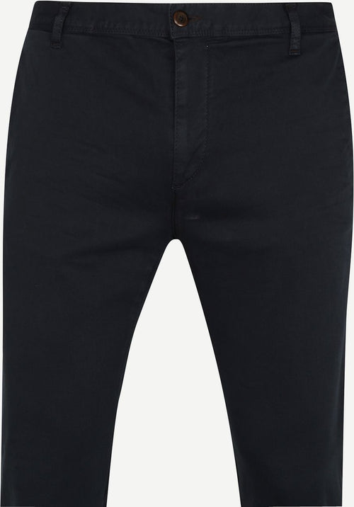 Alberto rob stretch chino donkerblauw | Slim-fit