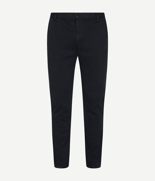 Alberto rob stretch chino donkerblauw | Slim-fit