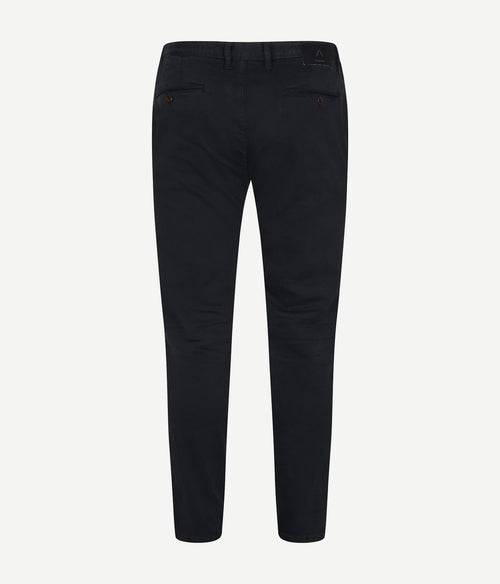 Alberto rob stretch chino donkerblauw | Slim-fit