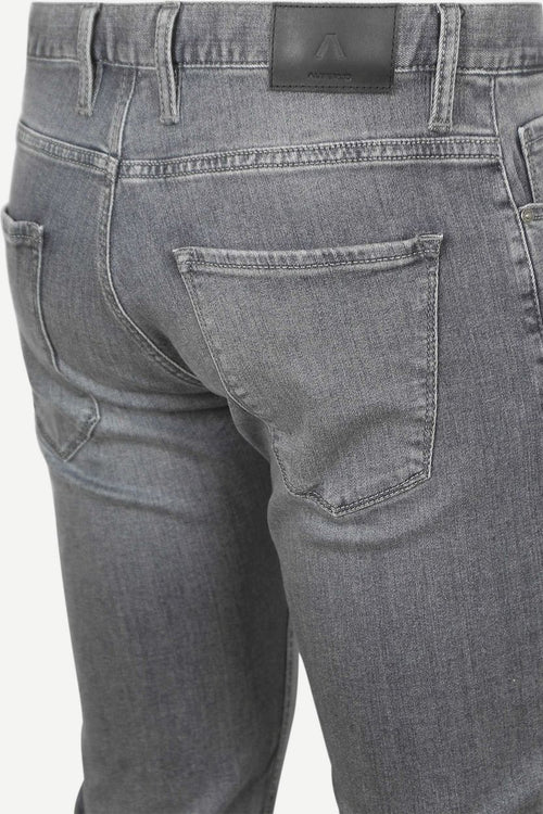 Alberto slim dual flex denim grijs