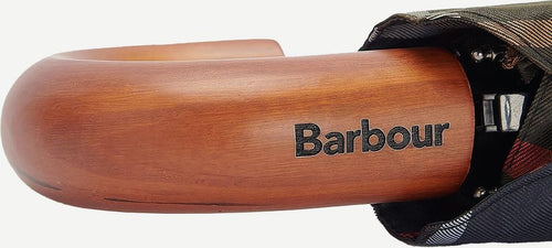 Barbour paraplu tartan groen