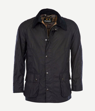 Barbour ashby wax jas donkerblauw
