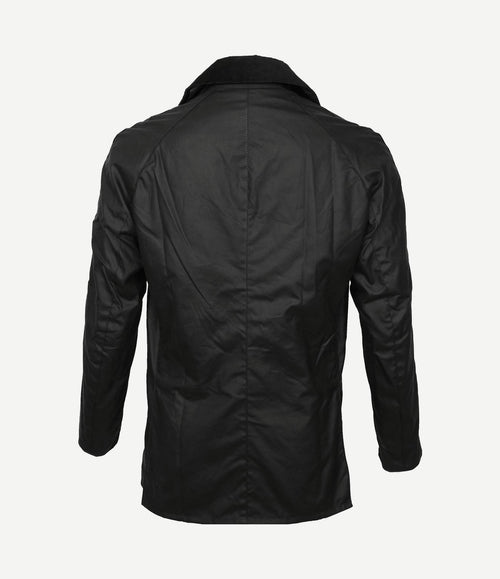 Ashby wax jas donkerblauw