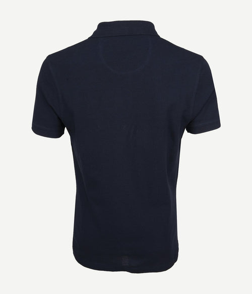 Barbour basic polo donkerblauw