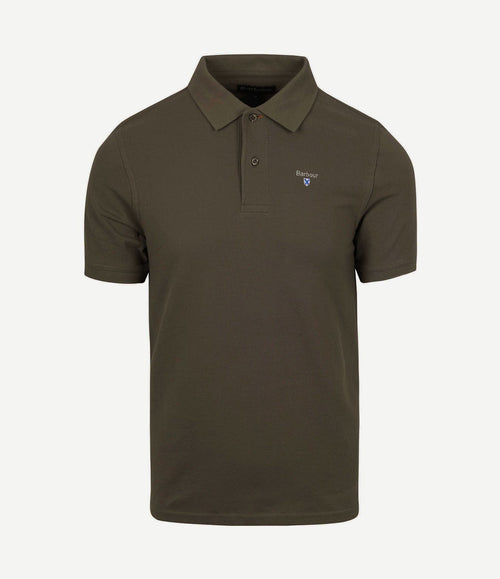 Basic polo legergroen