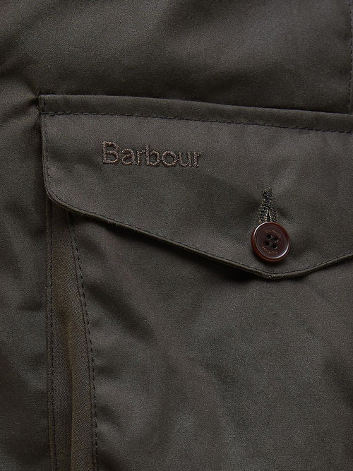 Barbour beacon wax jas olijfgroen