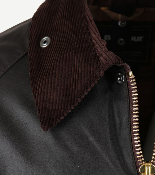 Barbour Beaufort wax jas bruin | Regular-fit