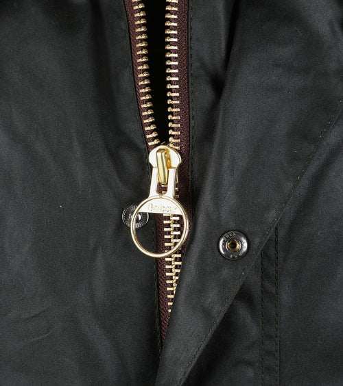 Barbour Beaufort wax jas groen | Regular-fit