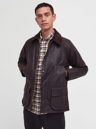 Barbour Bedale wax jas bruin | Regular-fit