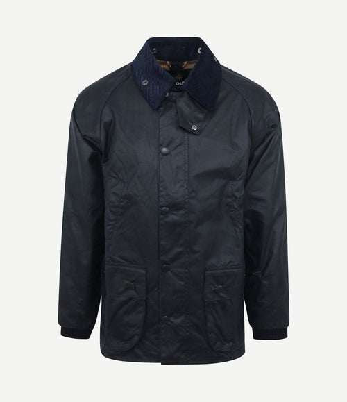 Bedale wax jas donkerblauw