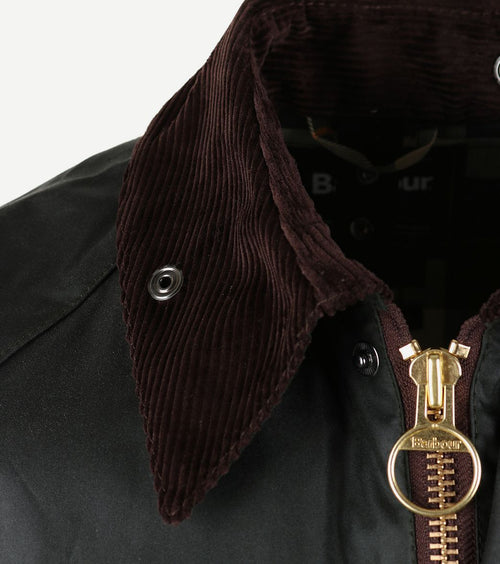 Barbour Bedale wax jas donkergroen | Regular-fit