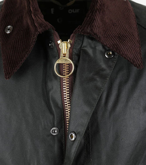 Barbour Bedale wax jas donkergroen | Regular-fit