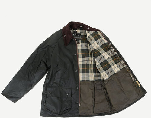 Barbour Bedale wax jas donkergroen | Regular-fit