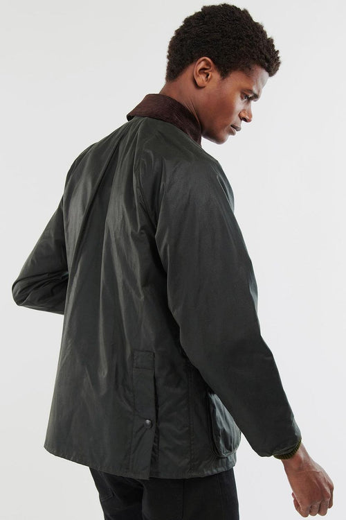 Barbour Bedale wax jas donkergroen | Regular-fit