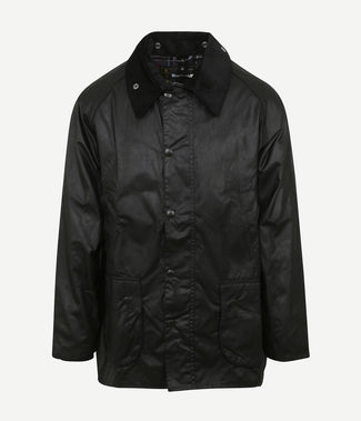 Barbour Bedale wax jas zwart | Regular-fit
