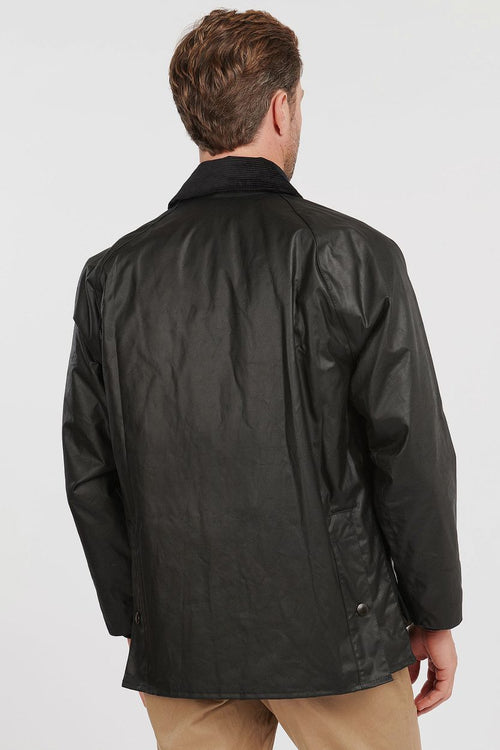 Barbour Bedale wax jas zwart | Regular-fit
