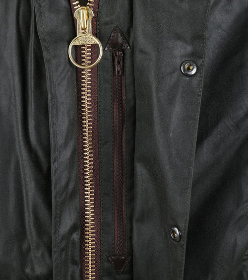 Barbour Border wax jas groen | Regular-fit