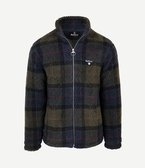Cardigan fleece classic tartan