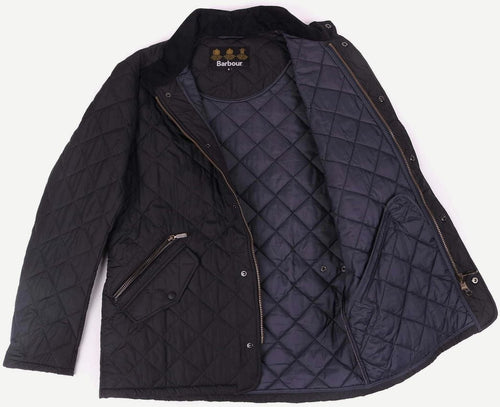 Barbour chelsea sportsquilt jacket donkerblauw | Regular-fit
