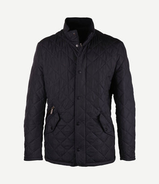 Chelsea sportsquilt jacket donkerblauw