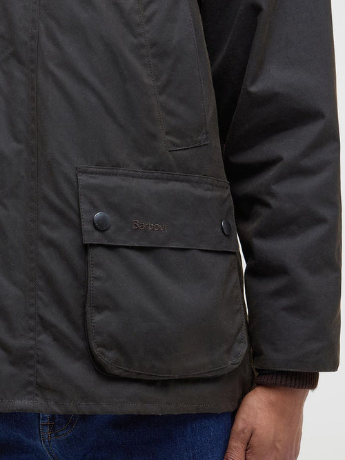 Barbour classic Bedale wax jas olijfgroen | Regular-fit