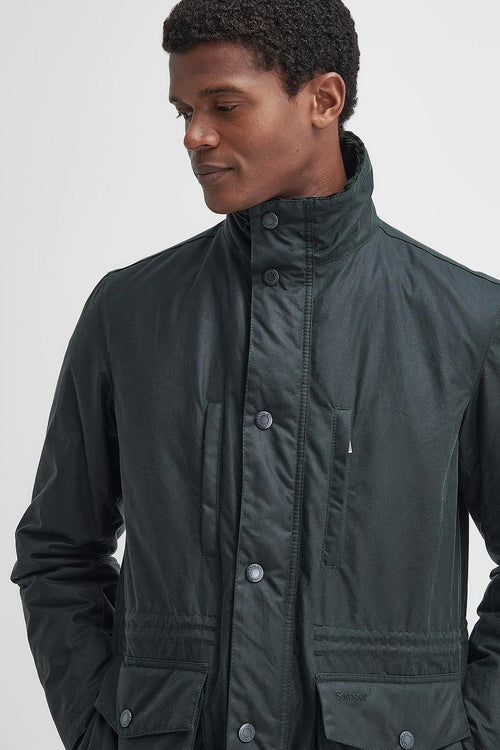 Barbour falstone wax jas donkergroen