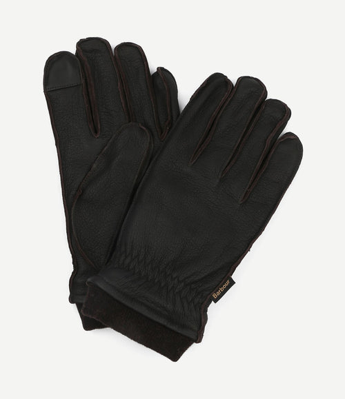 Handschoenen bruin leer