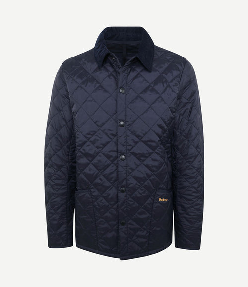 Heritage Liddesdale quilted jas donkerblauw