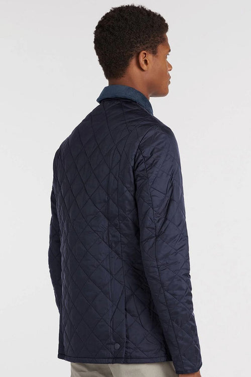 Heritage Liddesdale quilted jas donkerblauw