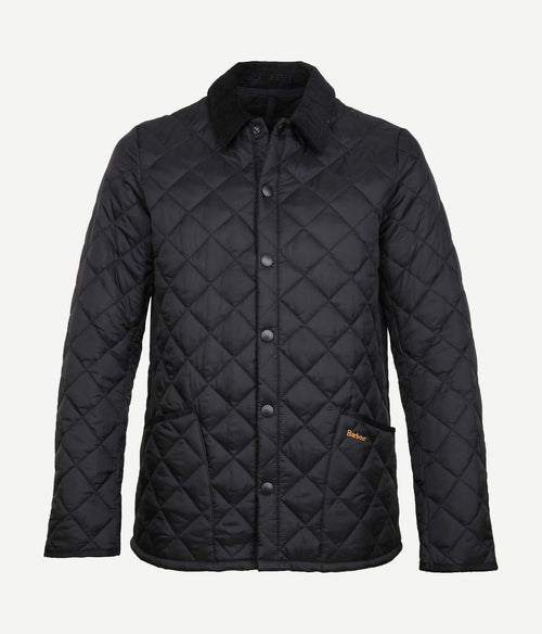 Heritage Liddesdale quilted jas zwart