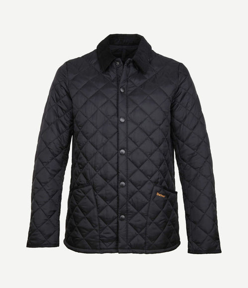 Heritage Liddesdale quilted jas zwart