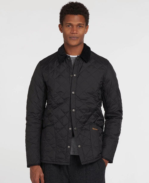 Heritage Liddesdale quilted jas zwart