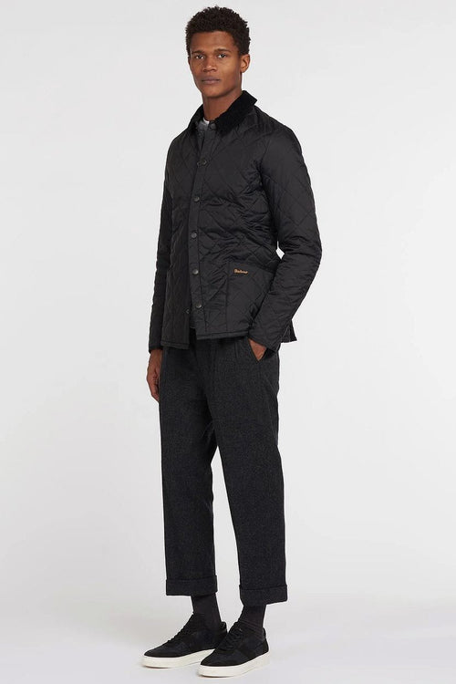 Heritage Liddesdale quilted jas zwart