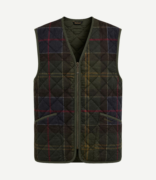 Icons zip-in quilted liner classic tartan