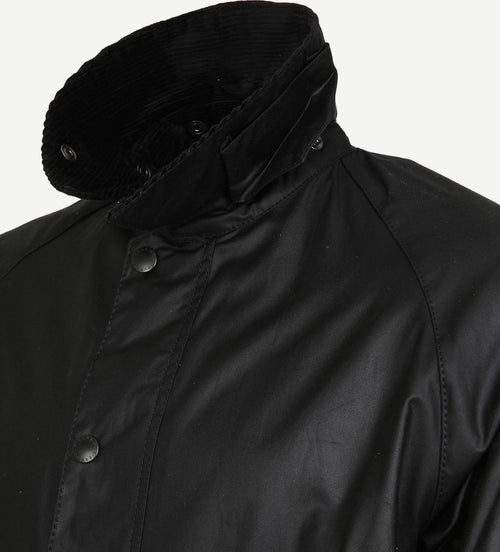 Barbour Bedale wax jas zwart | Regular-fit