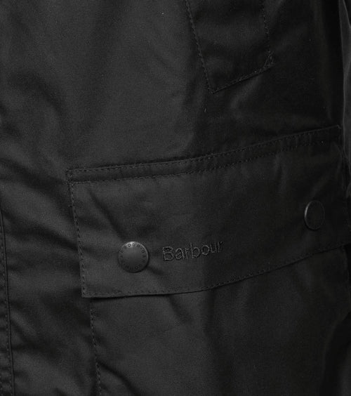 Ashby wax jas donkerblauw