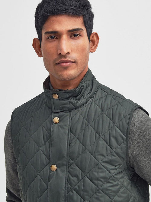 New lowerdale gilet sage groen