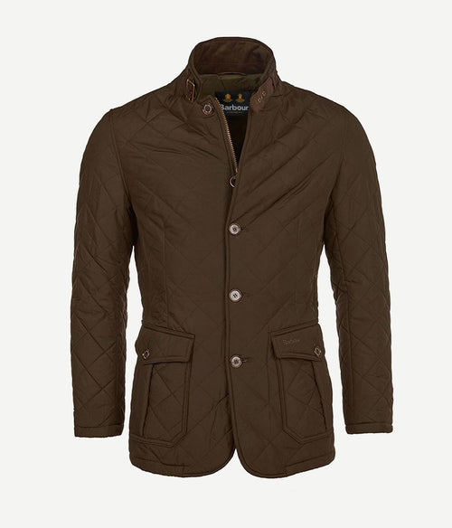 Barbour jas quilted lutz bruin
