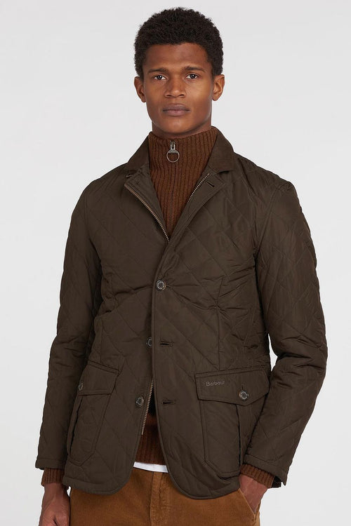 Barbour jas quilted lutz bruin